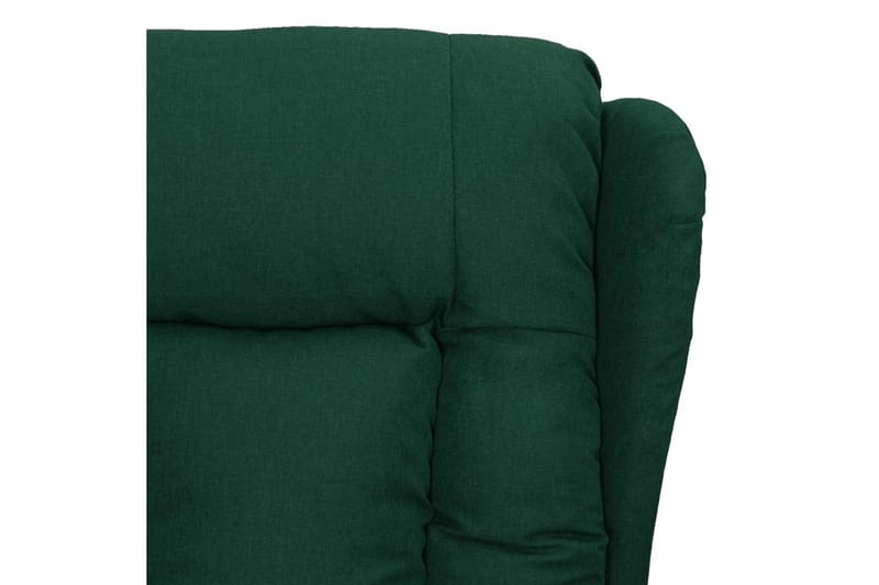Reclinerfåtölj med uppresningshjälp mörkgrön tyg - Grön - Möbler - Vardagsrum - Fåtöljer - Biofåtöljer & reclinerfåtöljer