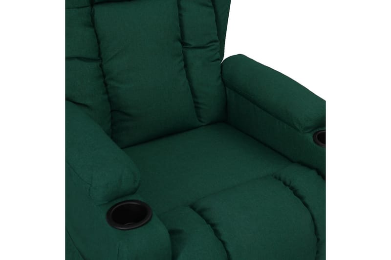 Reclinerfåtölj med uppresningshjälp mörkgrön tyg - Grön - Möbler - Vardagsrum - Fåtöljer - Biofåtöljer & reclinerfåtöljer