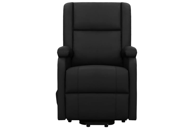 Reclinerfåtölj med uppresningshjälp svart konstläder - Svart - Möbler - Vardagsrum - Fåtöljer - Biofåtöljer & reclinerfåtöljer