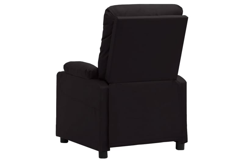 Reclinerfåtölj med uppresningshjälp svart konstläder - Svart - Möbler - Vardagsrum - Fåtöljer - Biofåtöljer & reclinerfåtöljer