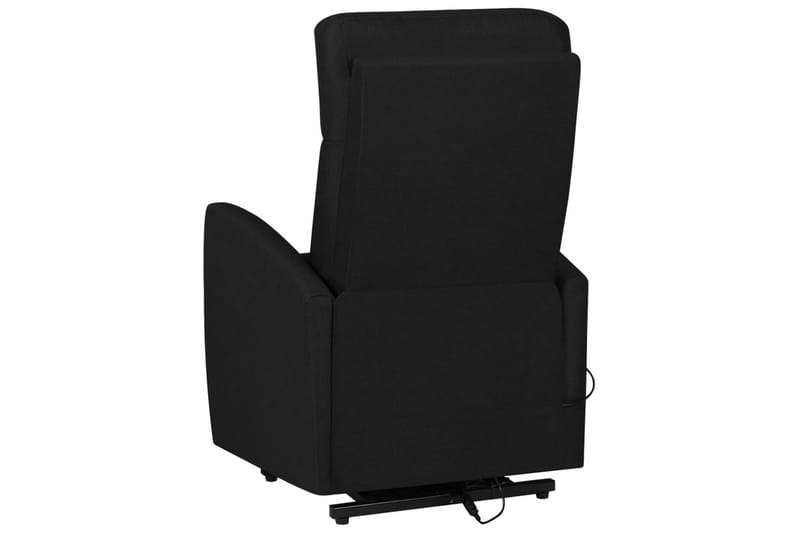 Reclinerfåtölj med uppresningshjälp svart tyg - Svart - Möbler - Vardagsrum - Fåtöljer - Biofåtöljer & reclinerfåtöljer