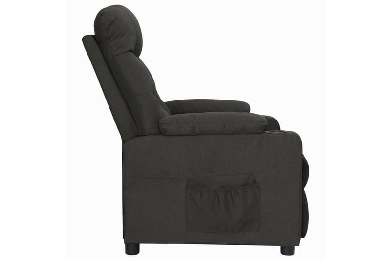Reclinerfåtölj med uppresningshjälp svart tyg - Svart - Möbler - Vardagsrum - Fåtöljer - Biofåtöljer & reclinerfåtöljer