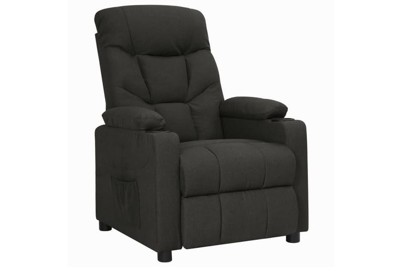 Reclinerfåtölj med uppresningshjälp svart tyg - Svart - Möbler - Vardagsrum - Fåtöljer - Biofåtöljer & reclinerfåtöljer