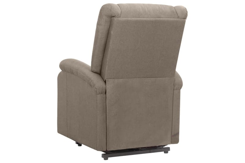 Reclinerfåtölj med uppresningshjälp taupe tyg - Brun - Möbler - Vardagsrum - Fåtöljer - Biofåtöljer & reclinerfåtöljer