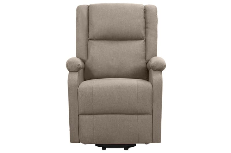 Reclinerfåtölj med uppresningshjälp taupe tyg - Brun - Möbler - Vardagsrum - Fåtöljer - Biofåtöljer & reclinerfåtöljer