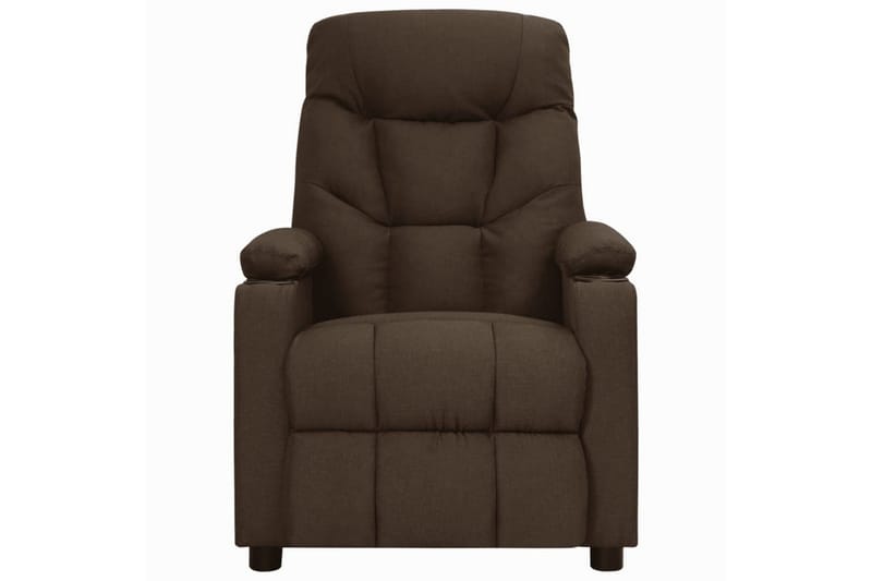Reclinerfåtölj mörkbrun tyg - Brun - Möbler - Vardagsrum - Fåtöljer - Biofåtöljer & reclinerfåtöljer