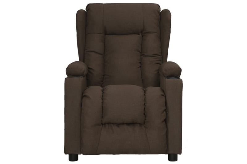 Reclinerfåtölj mörkbrun tyg - Brun - Möbler - Vardagsrum - Fåtöljer - Biofåtöljer & reclinerfåtöljer