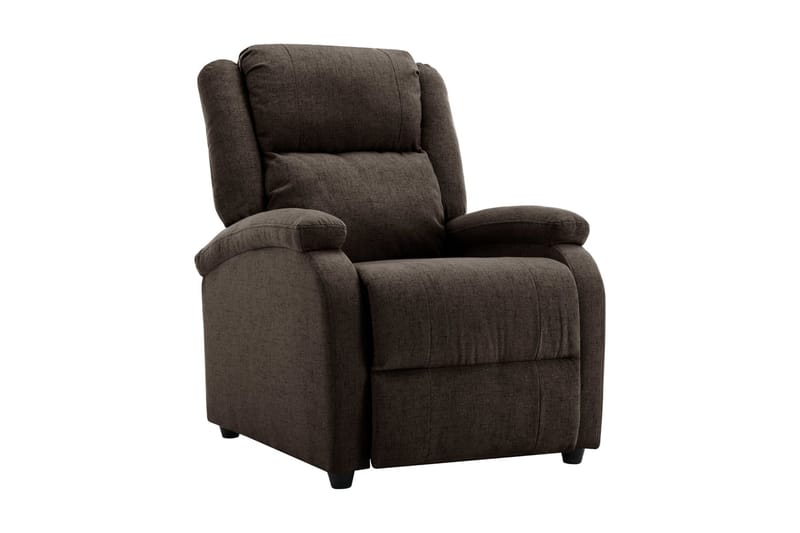 Reclinerfåtölj mörkbrun tyg - Mörkbrun - Möbler - Vardagsrum - Fåtöljer - Biofåtöljer & reclinerfåtöljer