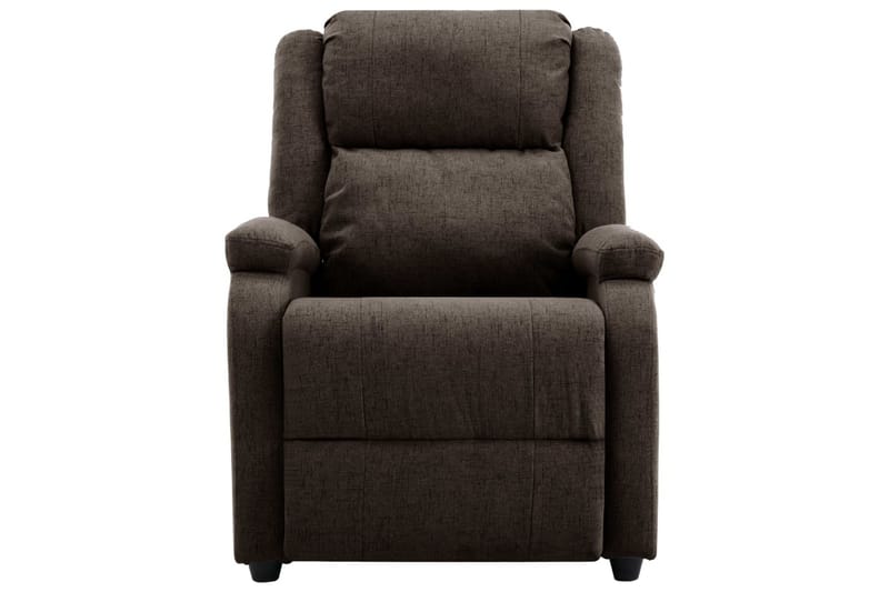 Reclinerfåtölj mörkbrun tyg - Mörkbrun - Möbler - Vardagsrum - Fåtöljer - Biofåtöljer & reclinerfåtöljer