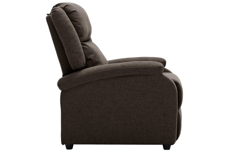 Reclinerfåtölj mörkbrun tyg - Mörkbrun - Möbler - Vardagsrum - Fåtöljer - Biofåtöljer & reclinerfåtöljer