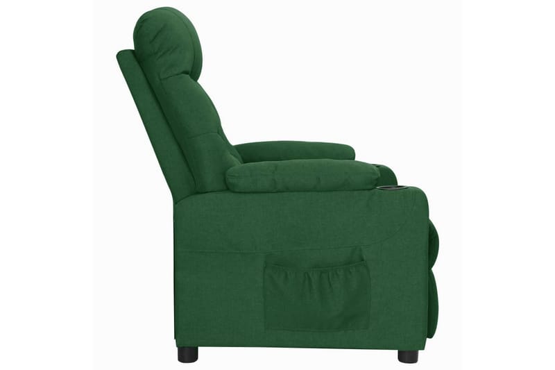 Reclinerfåtölj mörkgrön tyg - Mörkgrön - Möbler - Vardagsrum - Fåtöljer - Biofåtöljer & reclinerfåtöljer