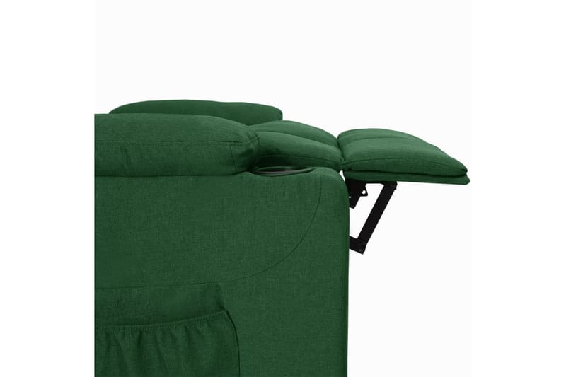Reclinerfåtölj mörkgrön tyg - Mörkgrön - Möbler - Vardagsrum - Fåtöljer - Biofåtöljer & reclinerfåtöljer