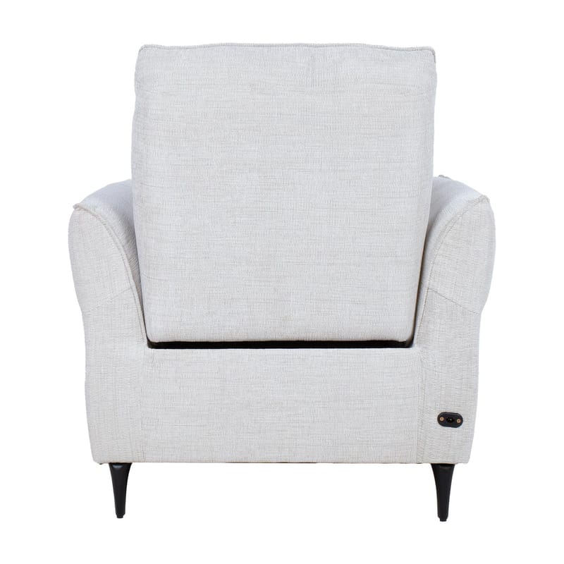 Reclinerfåtölj Näsdal med elektrisk mekanism - ljusbeige - Möbler - Vardagsrum - Fåtöljer - Biofåtöljer & reclinerfåtöljer