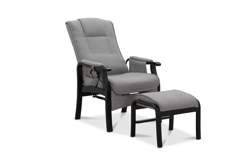 Reclinerfåtölj NO_BRAND Saika Reclinerfåtölj Elektrisk Ljusgrå - Möbler - Vardagsrum - Fåtöljer - Biofåtöljer & reclinerfåtöljer