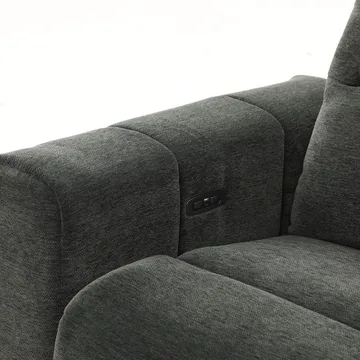 Reclinerfåtölj Ödmark med elektrisk mekanism - grå - Möbler - Vardagsrum - Fåtöljer - Biofåtöljer & reclinerfåtöljer