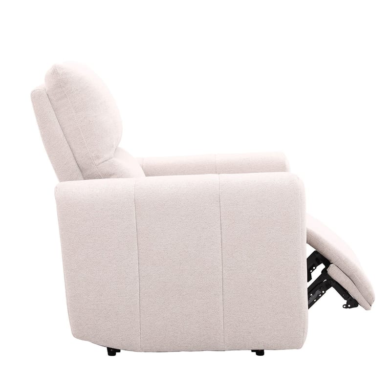Reclinerfåtölj Ödmark med elektrisk mekanism - ljusbeige - Möbler - Vardagsrum - Fåtöljer - Biofåtöljer & reclinerfåtöljer