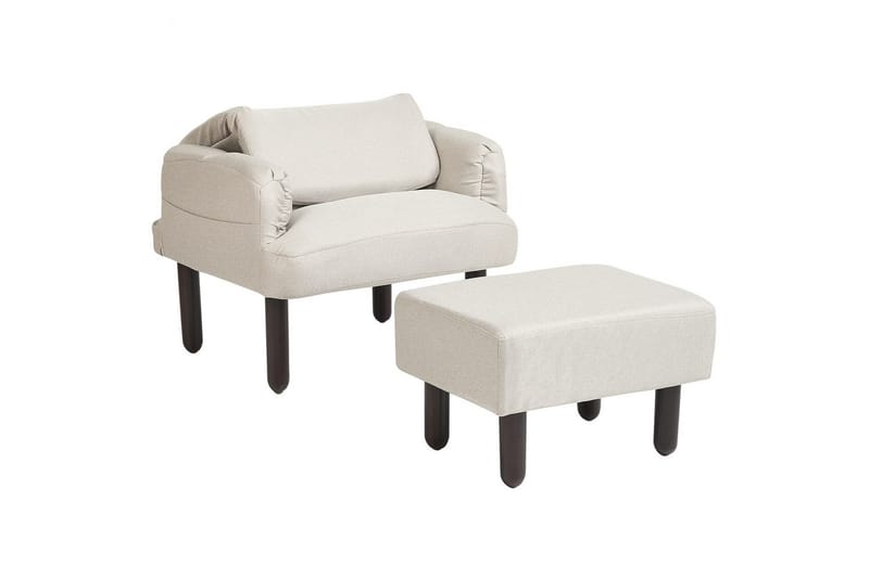 Reclinerfåtölj Oland - Beige, brun - Möbler - Vardagsrum - Fåtöljer - Liggfåtöljer
