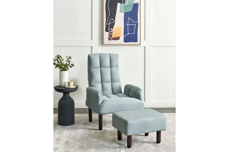 Reclinerfåtölj Oland - Grön, brun, grå - Möbler - Vardagsrum - Fåtöljer - Liggfåtöljer