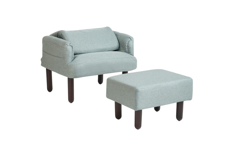 Reclinerfåtölj Oland - Grön, brun, grå - Möbler - Vardagsrum - Fåtöljer - Liggfåtöljer