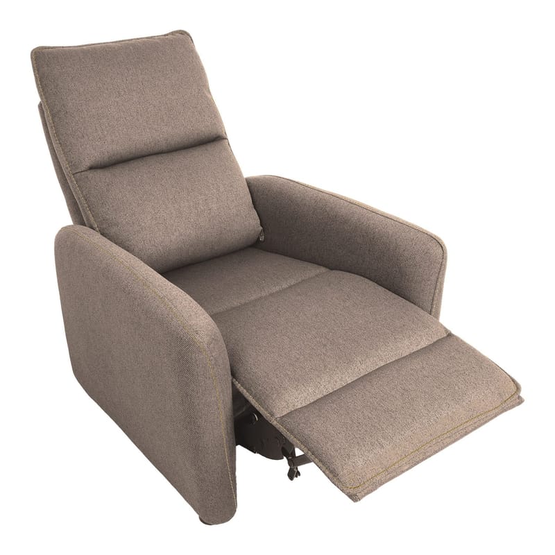 Reclinerfåtölj Örsvik med push back-mekanism - Beige - Möbler - Vardagsrum - Fåtöljer - Biofåtöljer & reclinerfåtöljer
