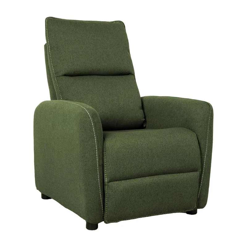 Reclinerfåtölj Örsvik med push back-mekanism, grön