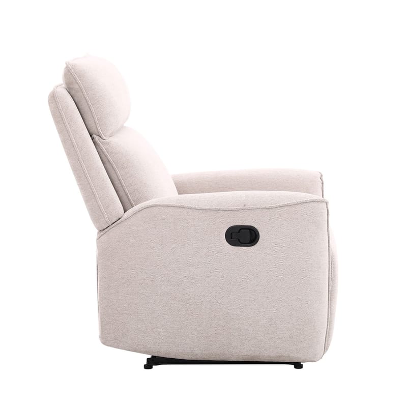 Reclinerfåtölj Östvik med manuell mekanism - beige - Möbler - Vardagsrum - Fåtöljer - Biofåtöljer & reclinerfåtöljer