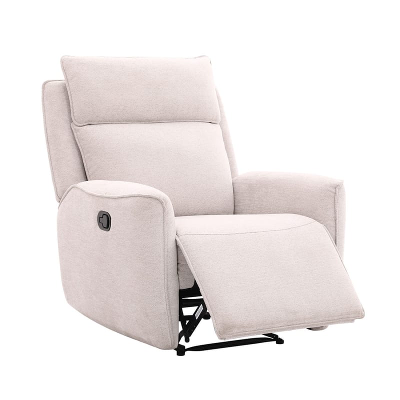 Reclinerfåtölj Östvik med manuell mekanism - beige - Möbler - Vardagsrum - Fåtöljer - Biofåtöljer & reclinerfåtöljer