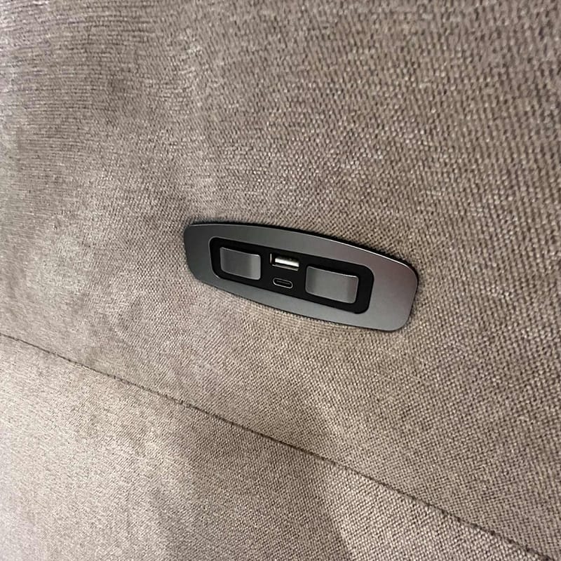 Reclinerfåtölj Ravdal med elektrisk mekanism - grå - Möbler - Vardagsrum - Fåtöljer - Biofåtöljer & reclinerfåtöljer