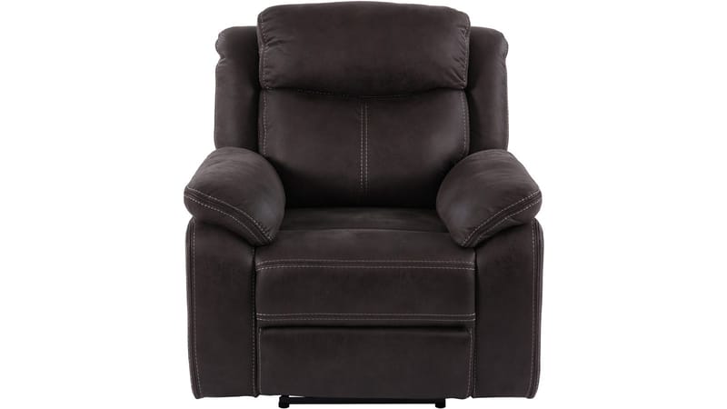 Reclinerfåtölj Rindal Tyg Elektrisk - brungrå - Möbler - Vardagsrum - Fåtöljer - Biofåtöljer & reclinerfåtöljer