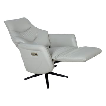 Reclinerfåtölj Rosdal med elektrisk mekanism - beige läder - Möbler - Vardagsrum - Fåtöljer - Skinnfåtölj