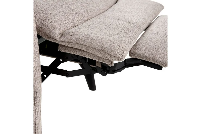 Reclinerfåtölj Selvik Beige/svart - Beige/svart - Möbler - Vardagsrum - Fåtöljer - Biofåtöljer & reclinerfåtöljer