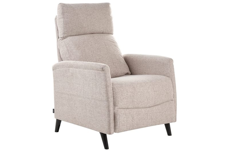 Reclinerfåtölj Selvik Beige/svart - Beige/svart - Möbler - Vardagsrum - Fåtöljer - Liggfåtöljer