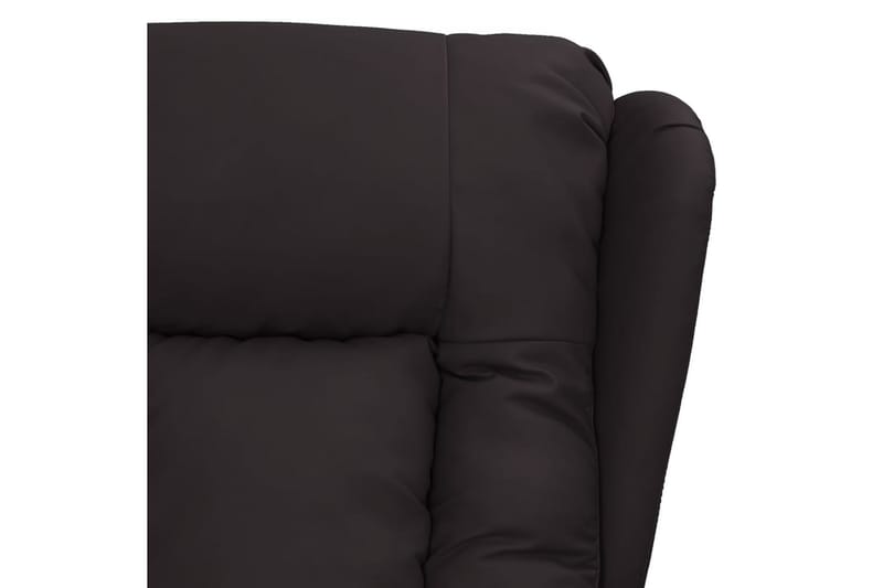 Reclinerfåtölj svart konstläder - Svart - Möbler - Vardagsrum - Fåtöljer - Biofåtöljer & reclinerfåtöljer