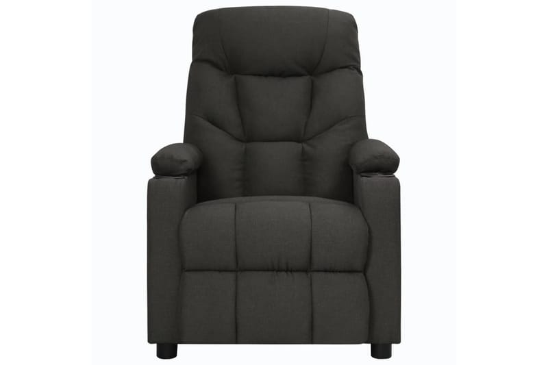 Reclinerfåtölj svart tyg - Svart - Möbler - Vardagsrum - Fåtöljer - Biofåtöljer & reclinerfåtöljer