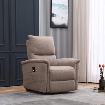Reclinerfåtölj Ulsten med elektrisk lyftmekanism - Beige - Möbler - Vardagsrum - Fåtöljer - Seniorfåtölj