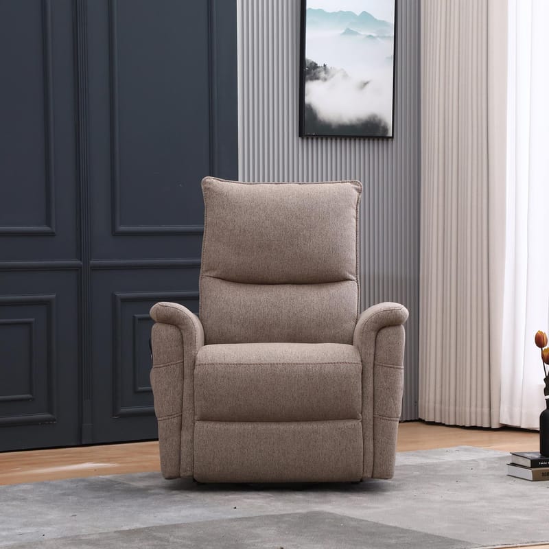 Reclinerfåtölj Ulsten med elektrisk lyftmekanism - Beige - Möbler - Vardagsrum - Fåtöljer - Seniorfåtölj