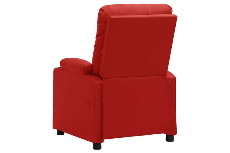 Reclinerfåtölj vinröd konstläder - Vinröd - Möbler - Vardagsrum - Fåtöljer - Biofåtöljer & reclinerfåtöljer