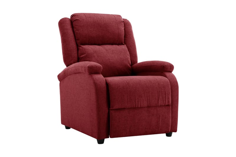 Reclinerfåtölj vinröd tyg - Vinröd - Möbler - Vardagsrum - Fåtöljer - Biofåtöljer & reclinerfåtöljer