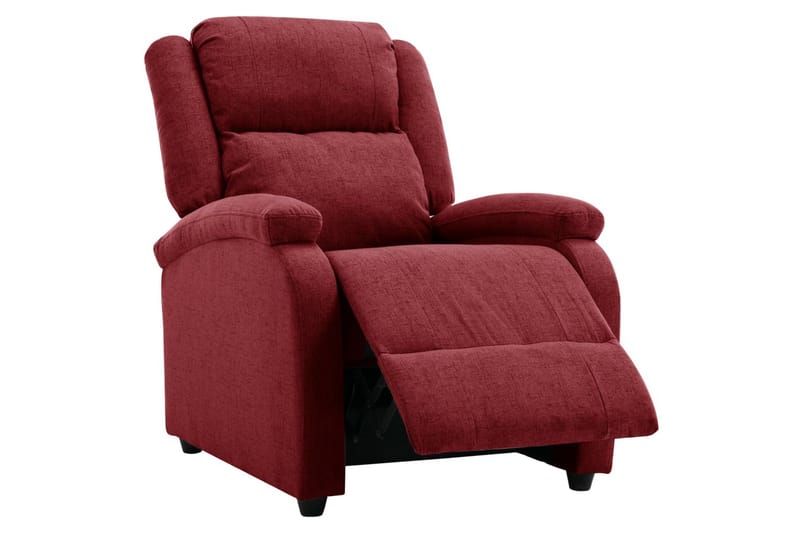 Reclinerfåtölj vinröd tyg - Vinröd - Möbler - Vardagsrum - Fåtöljer - Biofåtöljer & reclinerfåt�öljer