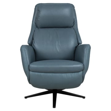 Reclinerfåtölj Wikros med elektrisk mekanism - blå - Möbler - Vardagsrum - Fåtöljer - Skinnfåtölj