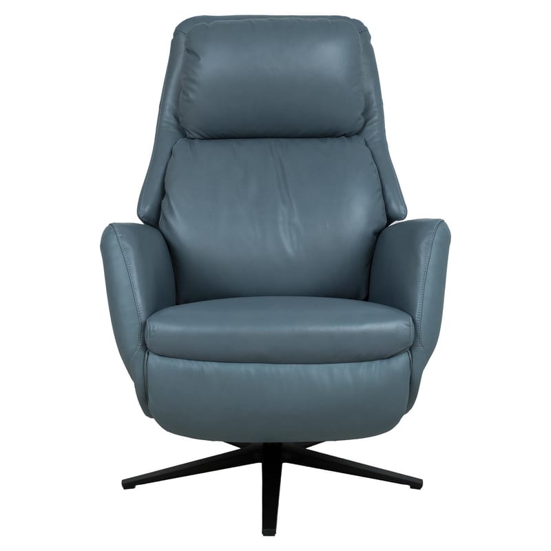Reclinerfåtölj Wikros med elektrisk mekanism - blå - Möbler - Vardagsrum - Fåtöljer - Biofåtöljer & reclinerfåtöljer
