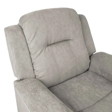 Reclinerfåtölj Ylmark med elektrisk mekanism - Grå - Möbler - Vardagsrum - Fåtöljer - Biofåtöljer & reclinerfåtöljer