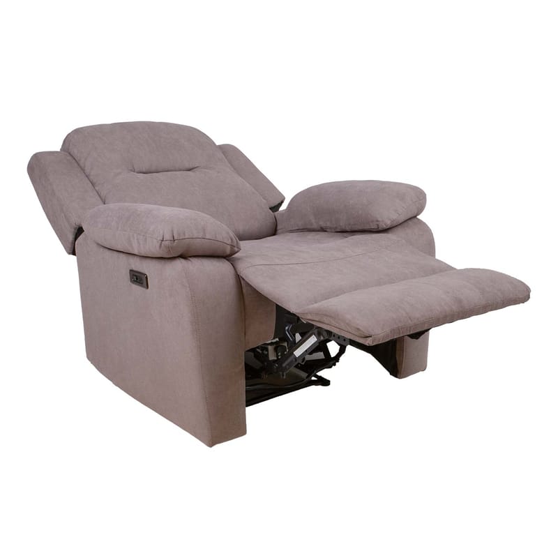 Reclinerfåtölj Ylmark med elektrisk mekanism - taupe - Möbler - Vardagsrum - Fåtöljer - Biofåtöljer & reclinerfåtöljer