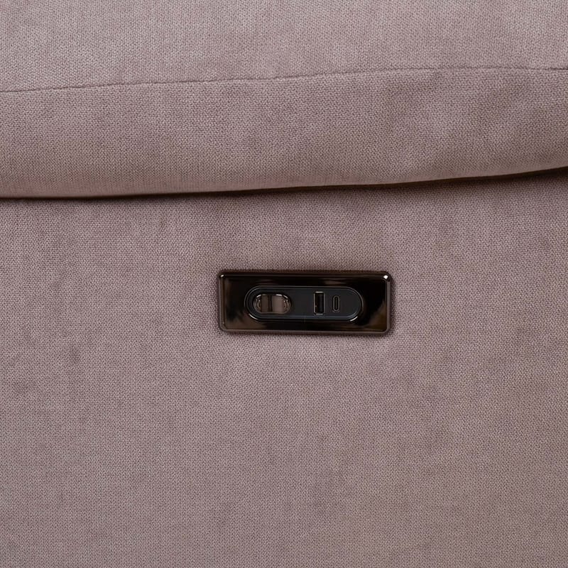 Reclinerfåtölj Ylmark med elektrisk mekanism - taupe - Möbler - Vardagsrum - Fåtöljer - Biofåtöljer & reclinerfåtöljer