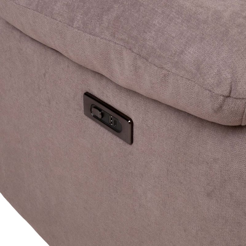 Reclinerfåtölj Ylmark med elektrisk mekanism - taupe - Möbler - Vardagsrum - Fåtöljer - Biofåtöljer & reclinerfåtöljer