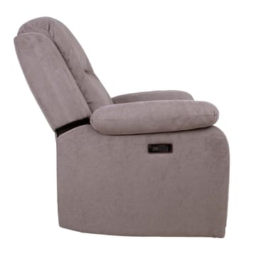 Reclinerfåtölj Ylmark med elektrisk mekanism - taupe - Möbler - Vardagsrum - Fåtöljer - Biofåtöljer & reclinerfåtöljer