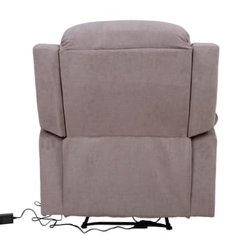 Reclinerfåtölj Ylmark med elektrisk mekanism - taupe - Möbler - Vardagsrum - Fåtöljer - Biofåtöljer & reclinerfåtöljer