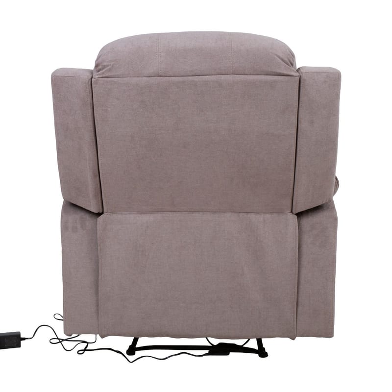 Reclinerfåtölj Ylmark med elektrisk mekanism - taupe - Möbler - Vardagsrum - Fåtöljer - Biofåtöljer & reclinerfåtöljer