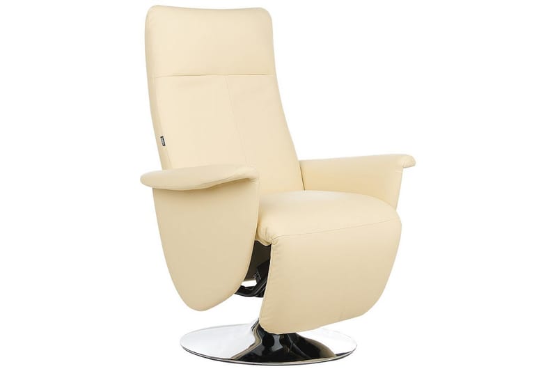 Reclinerfåtölj Prime Beige/Silver, Beige/Silver