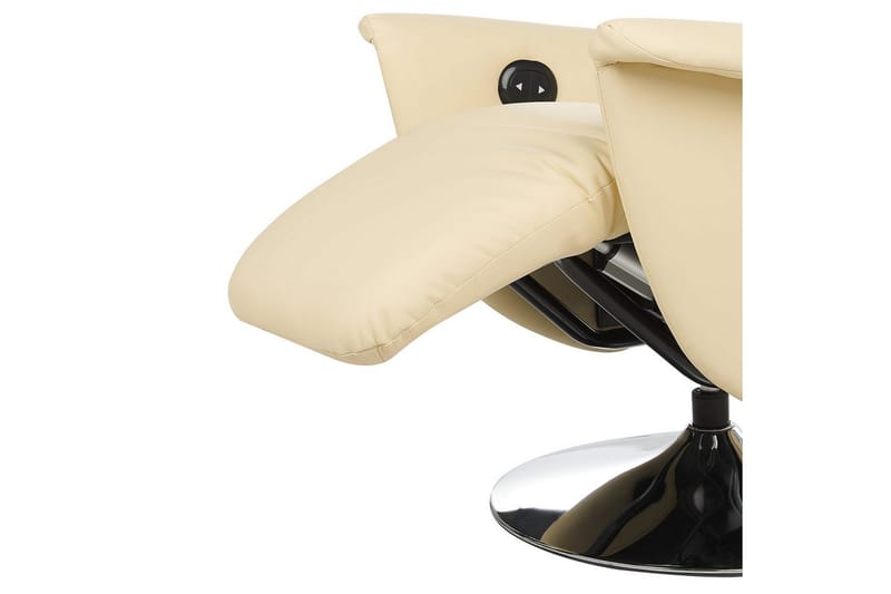 Reclinerfåtölj Prime Beige/Silver - Beige/Silver - Möbler - Vardagsrum - Fåtöljer - Liggfåtöljer